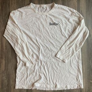 Aerie real soft oversized boyfriend long sleeve